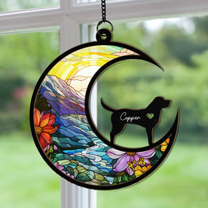 Pet Loss - Personalized Hanging Suncatcher Ornament