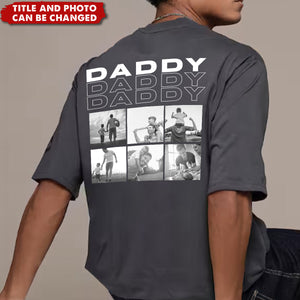 Father - Custom Photo - Personalized T-Shirt