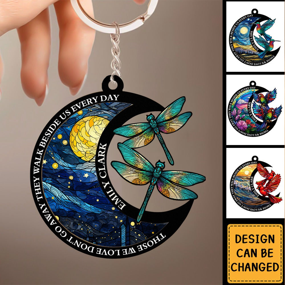 I'm Always With You - Personalized Suncatcher Keychain