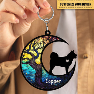 With Best Pet - Personalized Suncatcher Keychain