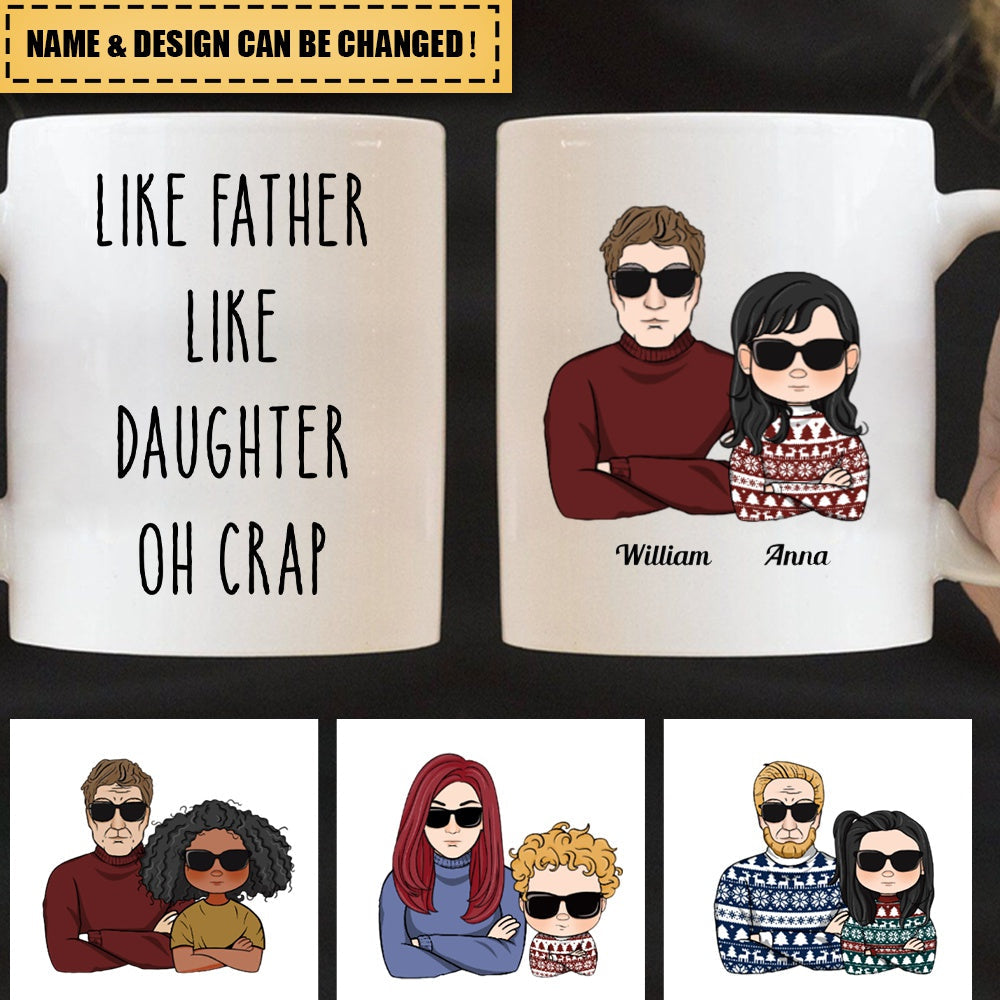 Like Father Like Daughter- Personalized Mug