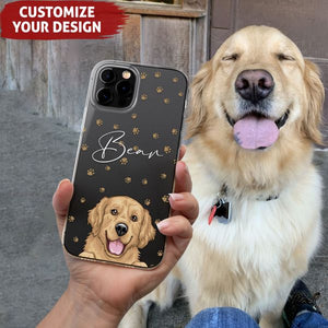 Peek A Boo Pet - Personalized Phone Case