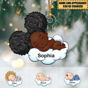 Sleep Cloud Baby - Personalized Christmas Ornament